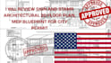 review sign and stamp architectural 2d floor plan, mep blueprint for city permit