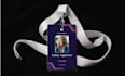 do a professional id badge id card name card and lanyard