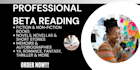 beta read romance science fiction thoughtful thorough critique your manuscript