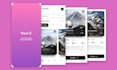 design mobile app UX UI in figma