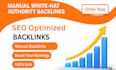create google indexed education backlinks by manual outreach