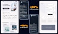 develop an roi driven webflow sales landing with automation