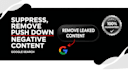 suppress remove, push down negative content from google search