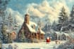 draw unique christmas illustration