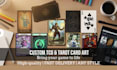 create custom 52 playing card deck printable card illustration card box template