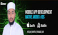 develop a professional native android and ios mobile app