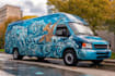 draw clean and professional car wrap, vehicle