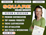 build, migrate modern square online website, square website, squarespace, weebly