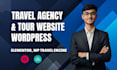 build professional travel agency and tour wordpress website