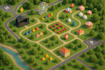 create custom 3d isometric maps for festivals, events and illustrations