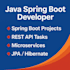 develop enterprise java spring boot backend systems with best practices