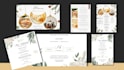 design amazing editable food restaurant menu