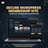 set up elementor website, wordpress membership site, memberpress, subscriptions