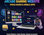 build arcade gaming website, with google adsense, html5, online games,mobile app