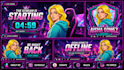 design a complete graphics package twitch and kick