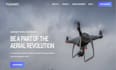 design squarespace videography website drone aerial photography website