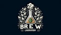 design brew laboratory logo with free source file