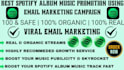 create email marketing campaign to promote spotify album promotion