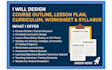 design course outline, lesson plan, curriculum, worksheet, syllabus, schedule