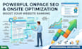 do powerful onpage seo and onsite optimization to boost your website ranking
