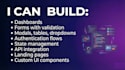 build components and features in react