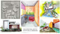 do presentation ready hand drawn architectural or scenic artwork