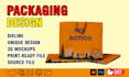 do packaging design with professional box design, packaging box and 3d mockups