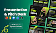 do powerpoint, google slides design and investor pitch deck