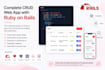 build a complete ruby on rails crud web app