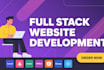 custom website development as full stack developer