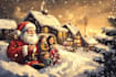design christmas themed illustration