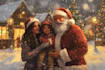 create festive holiday christmas design illustration