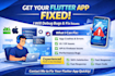 fix and debug your flutter app issues for android and ios