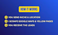 do google map scraping, b2b email adress scaping