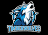 design high quality premium wolf logo with t shirt design