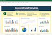 make custom excel spreadsheets, templates, dashboards, vba, and macros