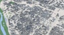 design landscape architecture, urban layout, topographic map, aerial  rendering