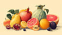 draw realistic plants, vegetables, fruits