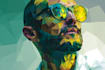 design professional geometric low poly illustration
