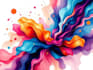 create digital oil abstract art