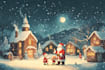 create festive holiday christmas design illustration