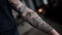 create a tattoo design of tattoo sleeve