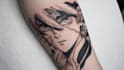make anime tattoo design