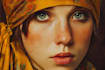 create digital oil painting portrait
