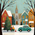 create festive holiday christmas design