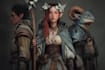 fantasy character art and fantasy character art