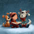 draw a cute christmas cartoon character