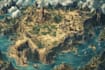 map illustration map design 3d isometric