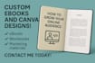 design professional ebooks and editable canva templates