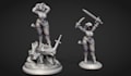 do 3d figure for printing, 3d figure printing and painting
